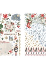 Graphic 45 Deck The Halls - Rub 0ns
