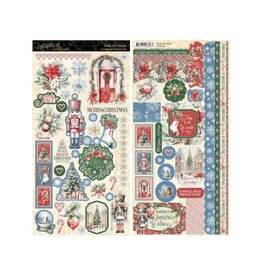 Graphic 45 Deck The Halls - Stickers