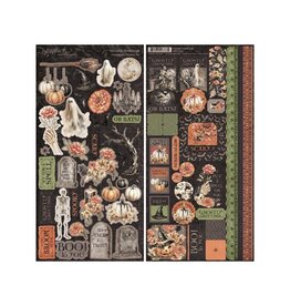 Graphic 45 Ghostly Greetins - Stickers