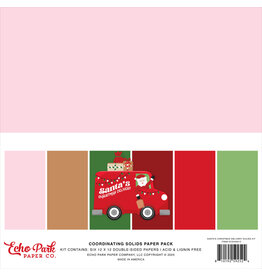 Echo Park Santa's Christmas Delivery - 12x12 Solids