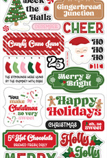 Echo Park Santa's Christmas Delivery - Chipboard Words & Phrases