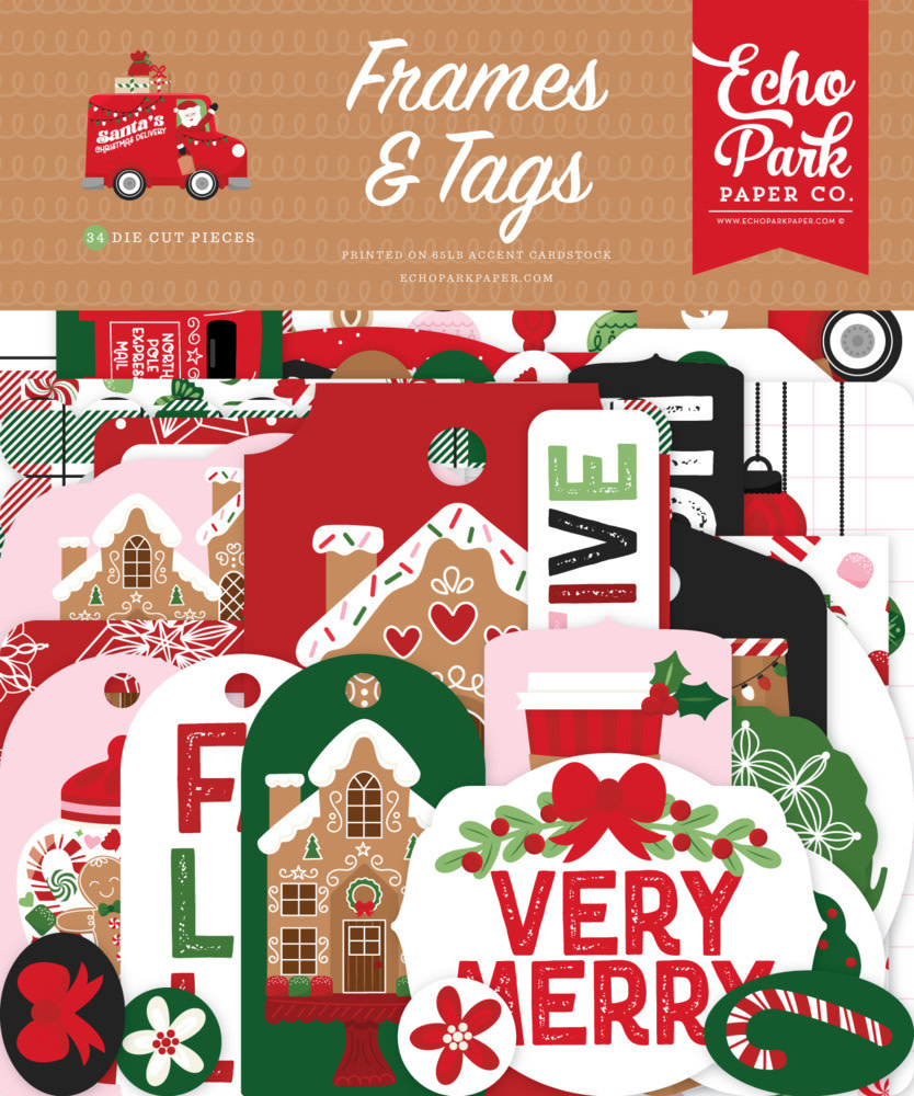 Echo Park Santa's Christmas Delivery - Frames & Tags