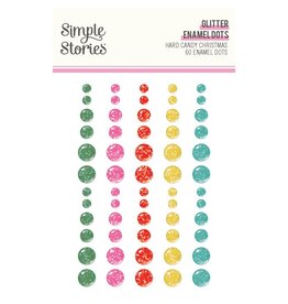 Simple Stories Hard Candy - Glitter Enamel Dots