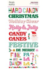 Simple Stories Hard Candy - Foam Stickers