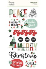 Simple Stories All Wrapped Up - Foam Stickers