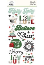 Simple Stories All Wrapped Up - Foam Stickers