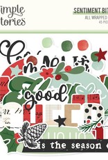 Simple Stories All Wrapped Up - Sentiments Bits & Pieces