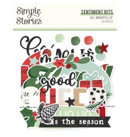 Simple Stories All Wrapped Up - Sentiments Bits & Pieces