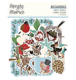 Simple Stories Simple Vintage Flannel Season - Bits & Pieces