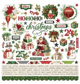 Simple Stories Simple Vintage Believe - 12x12 Cardstock Stickers