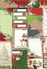 Simple Stories Simple Vintage Believe - Journal Elements -12x12 Pattern Paper