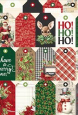 Simple Stories Simple Vintage Believe - Tag Elements - 12x12 Pattern Paper