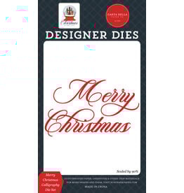 Echo Park Merry Christmas Calligraphy - Die
