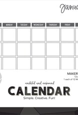 PHOTOPLAY 12 X 12 Calendar Undated Unbound*