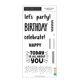 Concord & 9TH All About Cake - Stamp Set 4 x 8*