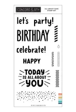 Concord & 9TH All About Cake - Stamp Set 4 x 8*