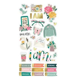 Simple Stories I am - Chipboards Stickers*