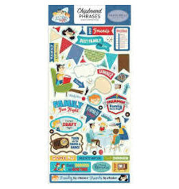 Carta Bella Family Night - Chipboard Phrases*