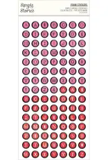Simple Stories Simple Vintage Essential Color Palette - Foam Stickers *