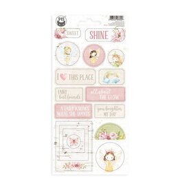 P13 Believe in Fairies - Chipboard sticker sheet 02 - 10,5 x 22cm*