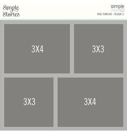 Simple Stories Simple Pages Page Template - Design 11*