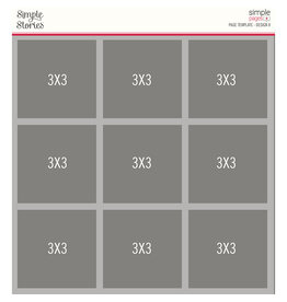 Simple Stories Simple Pages Page Template - Design 8*