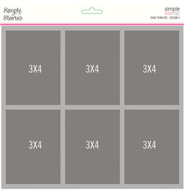 Simple Stories Simple Pages Page Template - Design 3*