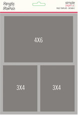 Simple Stories Simple Pages Page Template - Design 2*