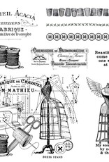 IndigoBlu Panama Fabric Panel 18" x 18" - The Seamstress*