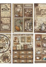 Stamperia Coffee and Chocolate A4 Rice Paper Selection 6PK*