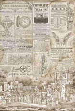 Stamperia A3 - Rice Paper - Sir Vagabond *