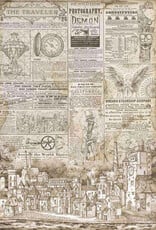 Stamperia A3 - Rice Paper - Sir Vagabond *