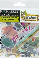 49 AND MARKET Curiosities In Willow Grove -Foiled Die Cuts