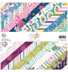 PINKFRESH STUDIO Lovely Lane - 12x12 Paper Pack, Chipboards Stickers & Enamel Dots