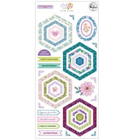 PINKFRESH STUDIO Lovely Lane - Chipboard Stickers