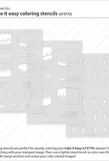 Lawn Fawn Cake It Easy - Stamps and Stencils