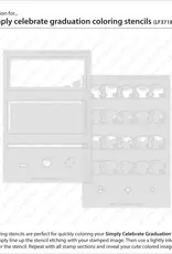 Lawn Fawn Simply Celebrate Graduation - Stamps and Stencil