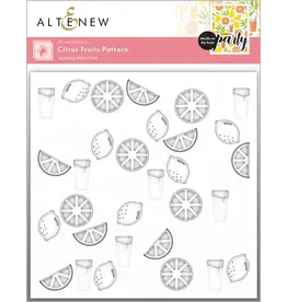 ALTENEW Citrus Fruits Pattern Layring Stencil Set 4in 1 *