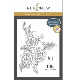 ALTENEW Floral Engravings Press Plates *