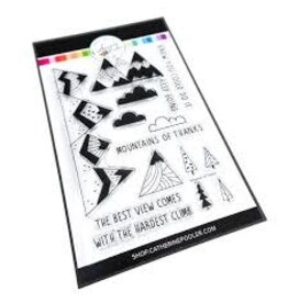 Mountain of Thanks Stamp & Die Set *