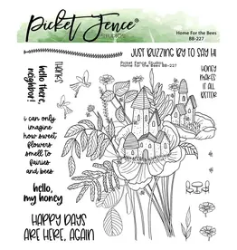 Picket Fence Home for the Bees - Stamps *
