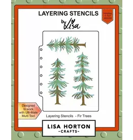 Lisa Horton Crafts Fir Tree - Layering Stencil *