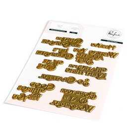 PINKFRESH STUDIO Wonderful Sentiments hot foil *