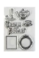 Elizabeth Craft Designs Cream & Sugar Stamps *