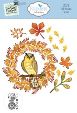 Elizabeth Craft Designs Fall Wreath & Owl Dies - Splendid Season Collection *