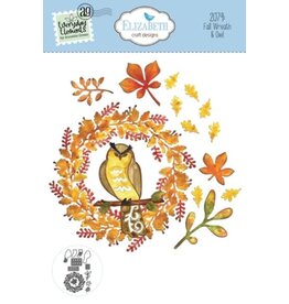 Elizabeth Craft Designs Fall Wreath & Owl Dies - Splendid Season Collection *