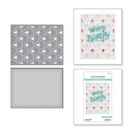 Spellbinders Stitched Fanfare Etched Dies *