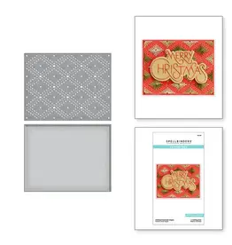 Spellbinders Stitched Diamond Argyle Etched Dies *