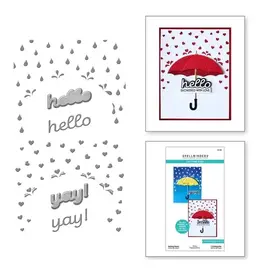 Spellbinders Raining Hearts - Die *