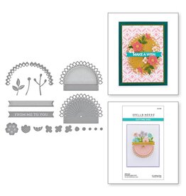 Spellbinders Kaleidoscope Arch Collection - Stitched Kaleidoscope Arch Etched Dies *